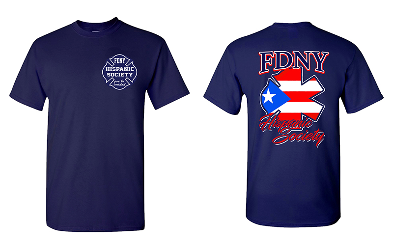 Ladies Puerto Rican Shirt - FDNY Hispanic Society