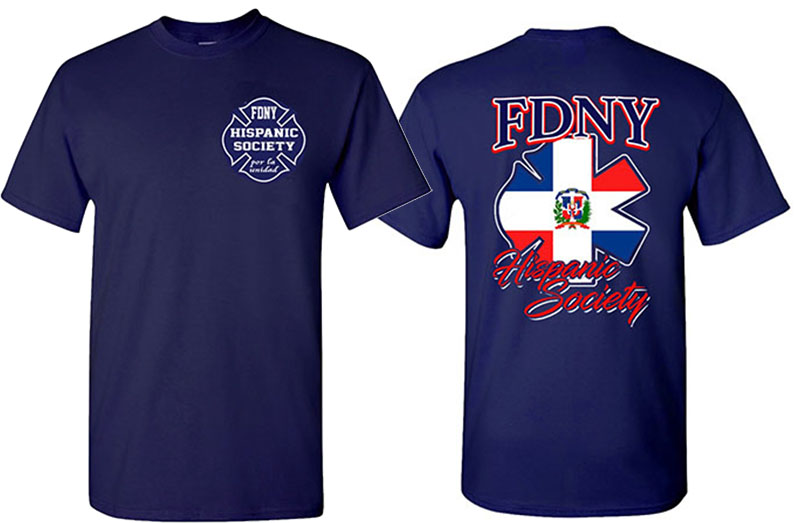 Men's Dominican Republic Shirt - FDNY Hispanic Society
